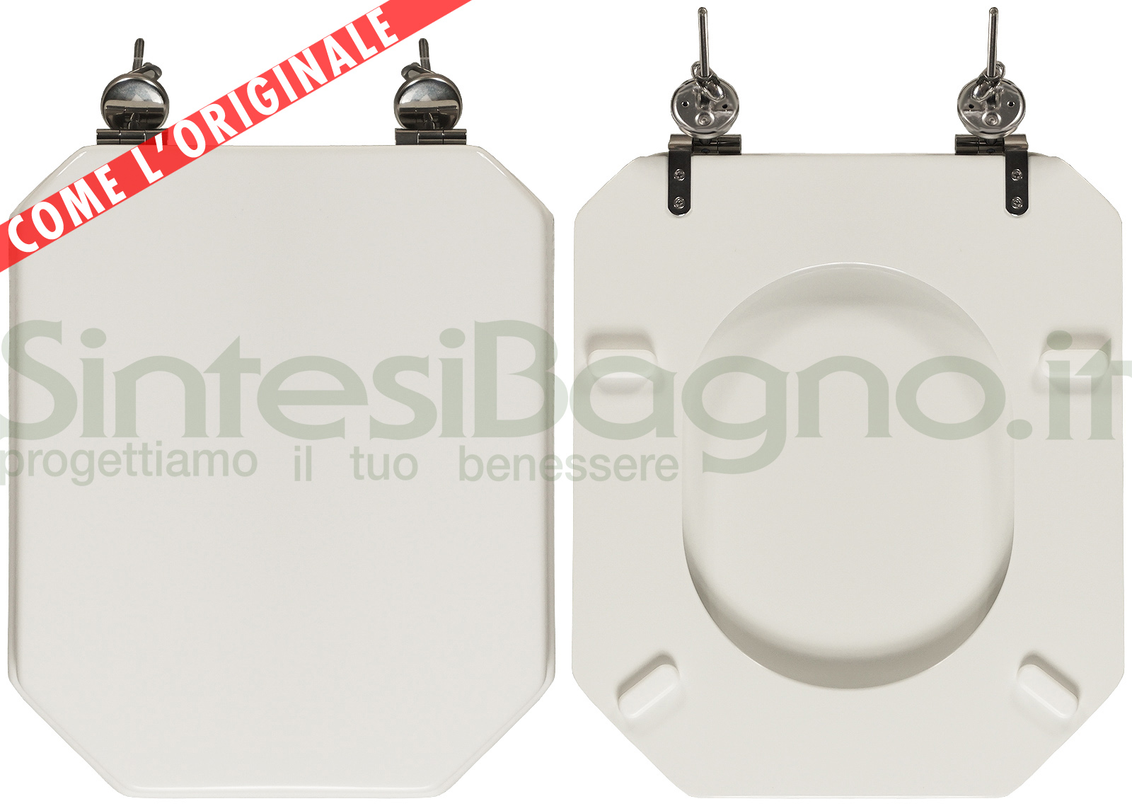 La serie 1930/Duravit e i suoi copriwater ottogonali/esagonali