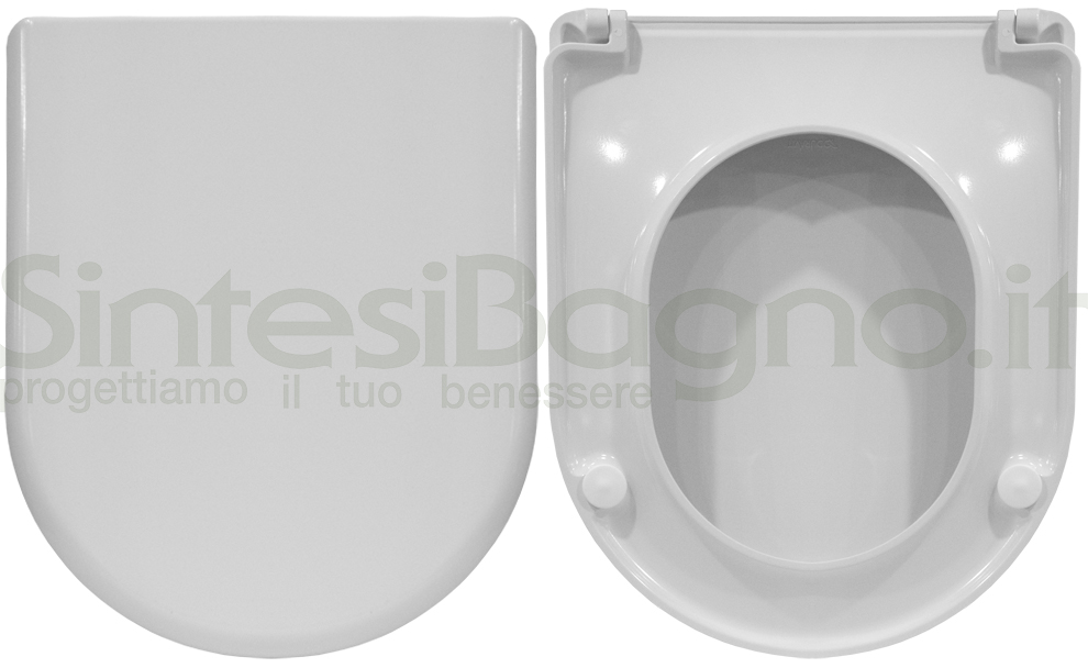 La serie Happy D./Duravit e i suoi copriwater con interasse non standard/fuori misura